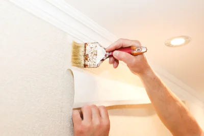 Pose de papier peint à Perthes — revêtements muraux et toiles de verre